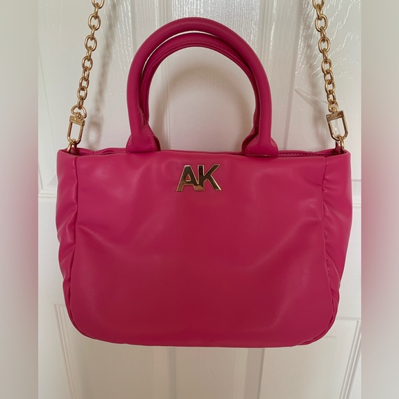 🩷Anne Klein Pink Satchel Purse Crossbody🩷 - Picture 7 of 14